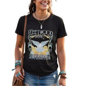 Fleetwood Mac Dreams Black T-Shirt